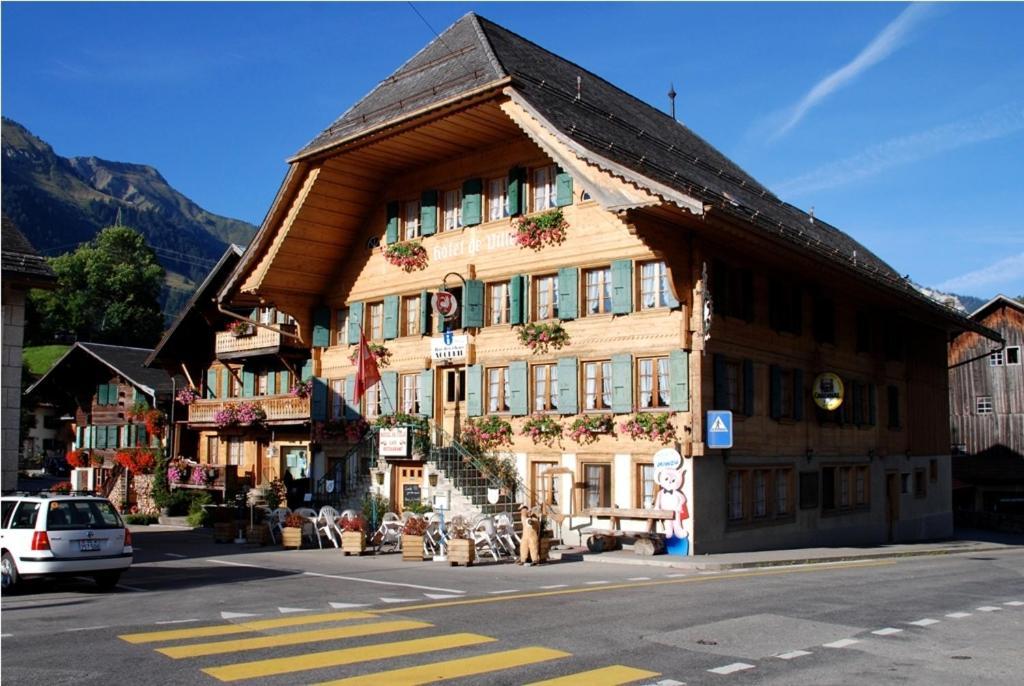 Hotel De Ville Rossinière Esterno foto
